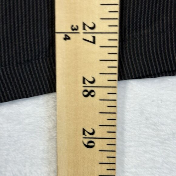 Michael Brandon Shirt Men’s Large Short Sleeve Button Down Black‎ Stripped Shirt - Picture 10 of 12